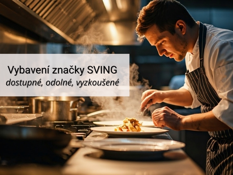 Gastro vybavenie, ktoré vydrží záťaž prevádzky.