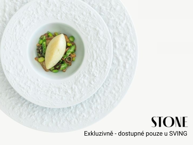 Porcelán navrhnutý pre vysokú gastronómiu.