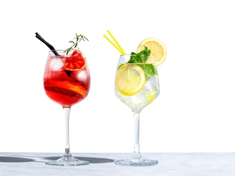 Aperol i gin, sklenice pro každý doušek