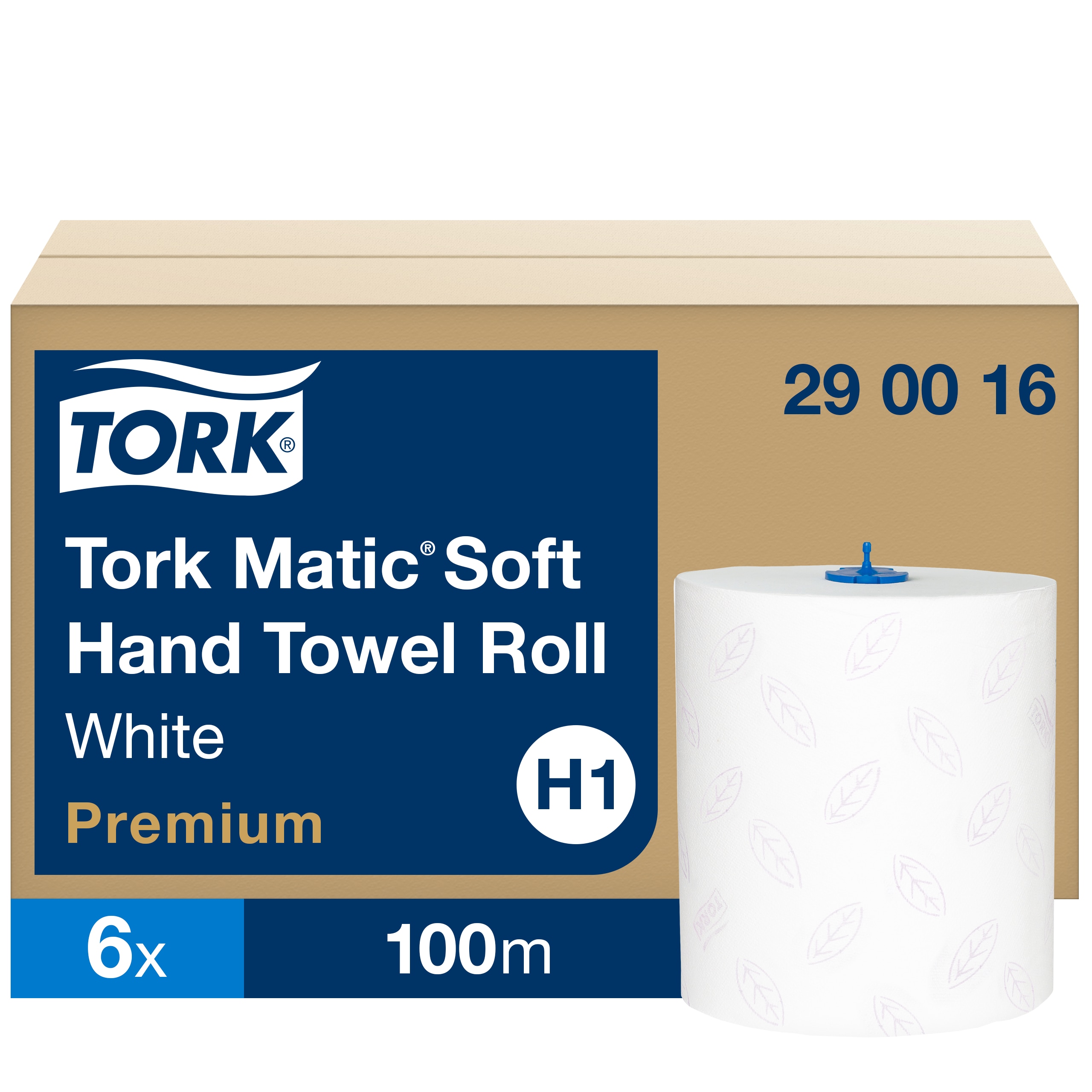 Papierové uteráky Tork MATIC Soft Premium 2vr., H1, biele, 21cm / 100 m, 400 útržkov