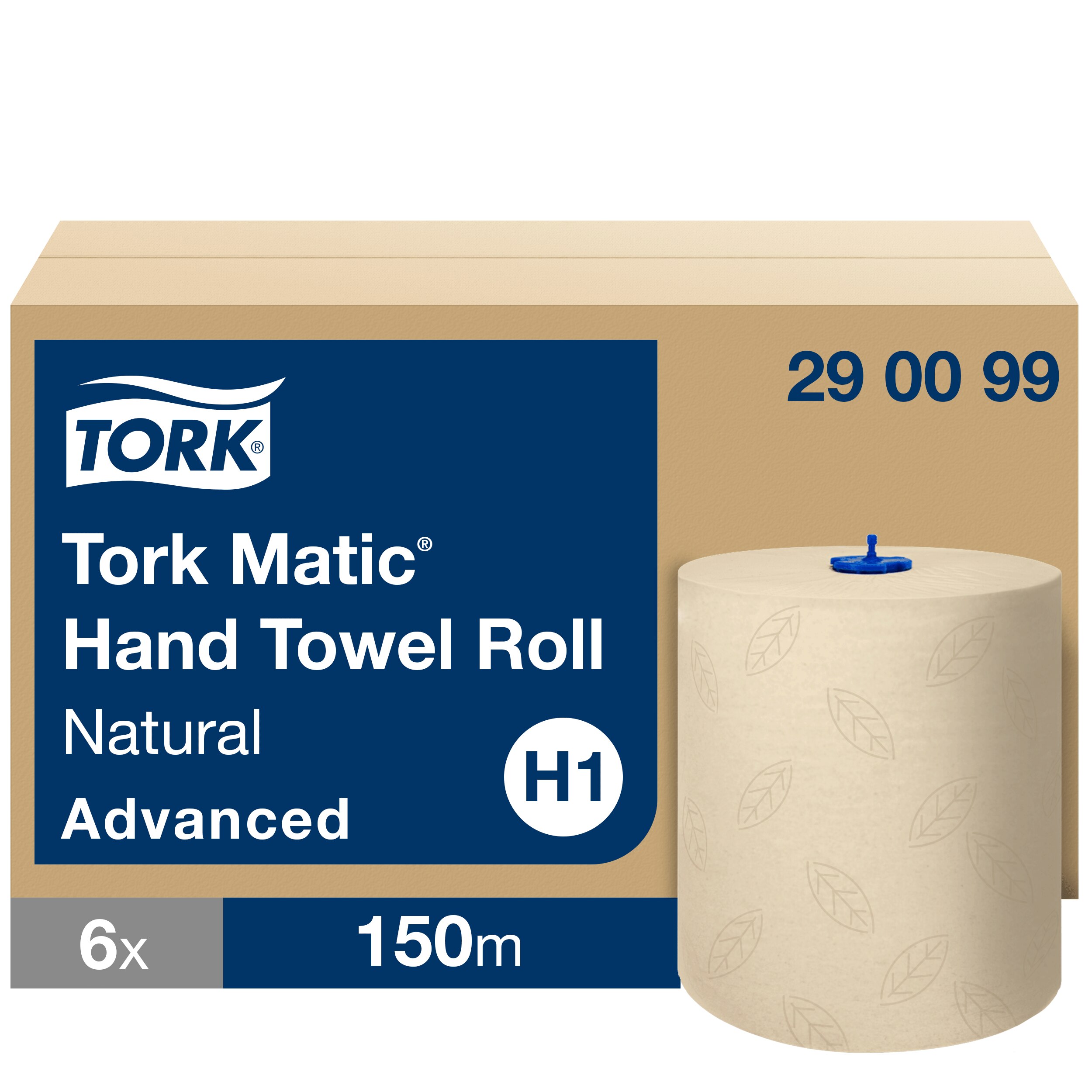 Papierové uteráky v rolke MATIC Advanced 2-vr., H1, 19 cm, 150 m, natural