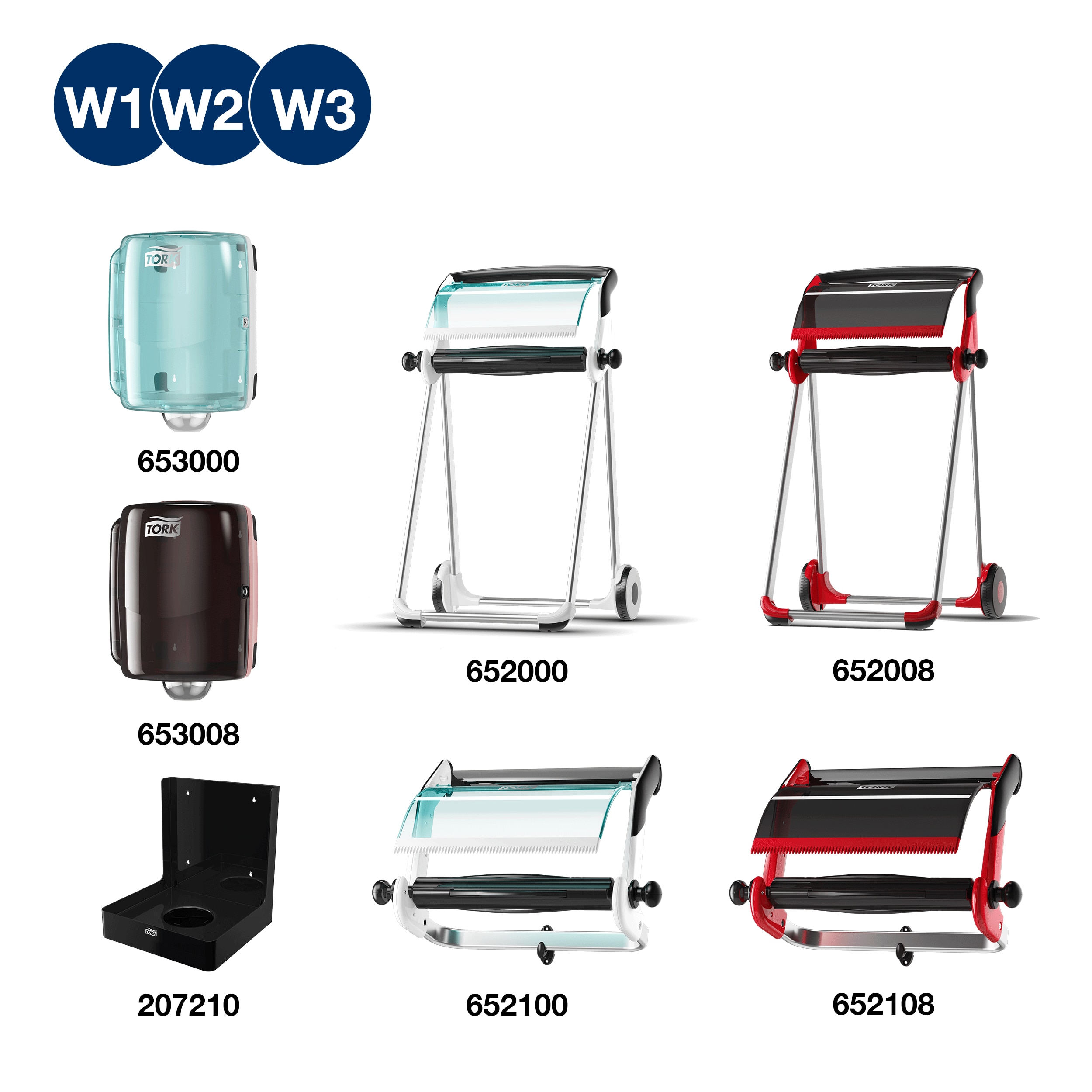 Čistiace utierky z netkanej textílie Tork Long-Lasting 1-vrstvové, 25 cm, 114 m, 300 útržkov, biele