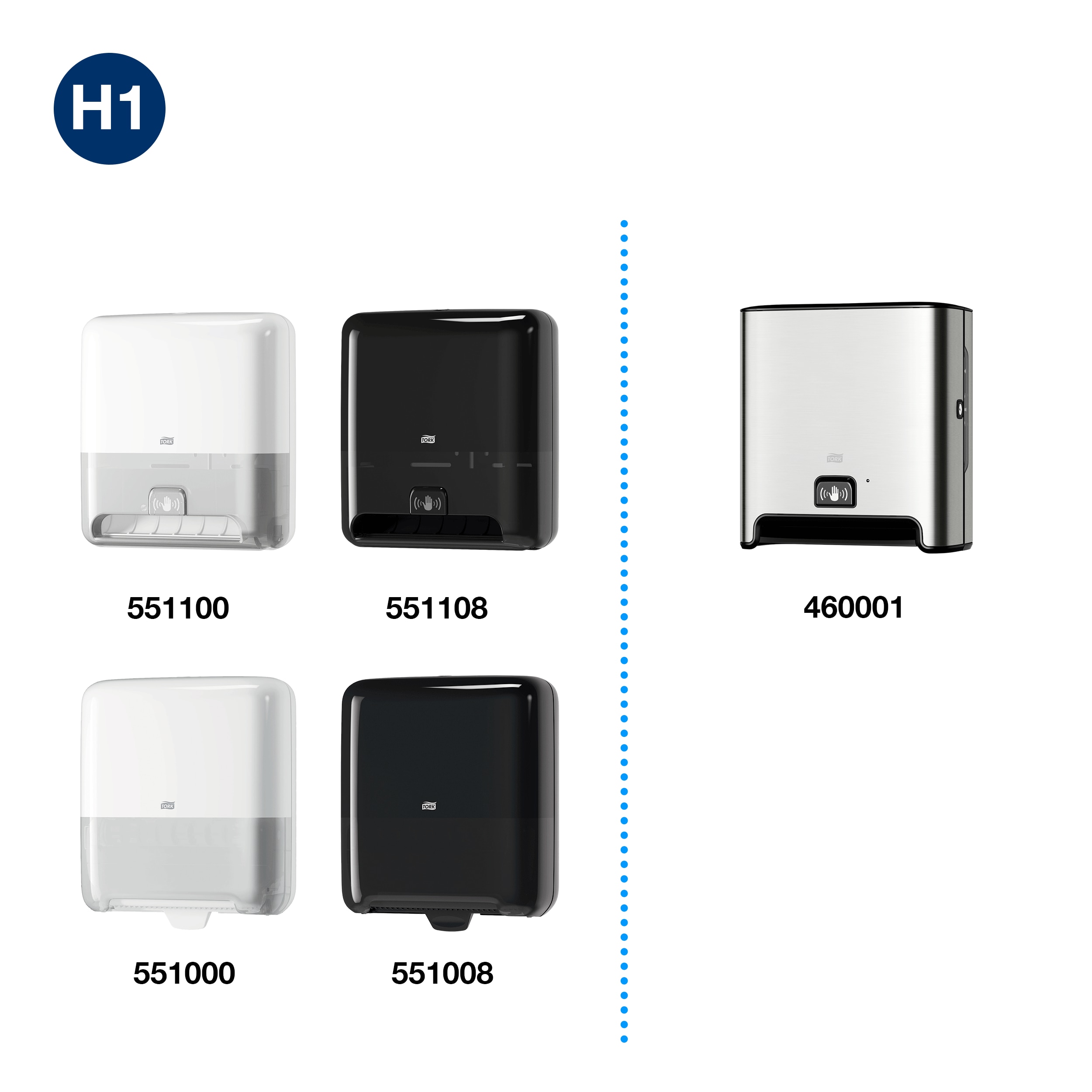 Papierové uteráky Tork Matic – extra dlhá rolka Universal, 1vr., H1, 21 cm / 280 m, 1120 útržkov, biele