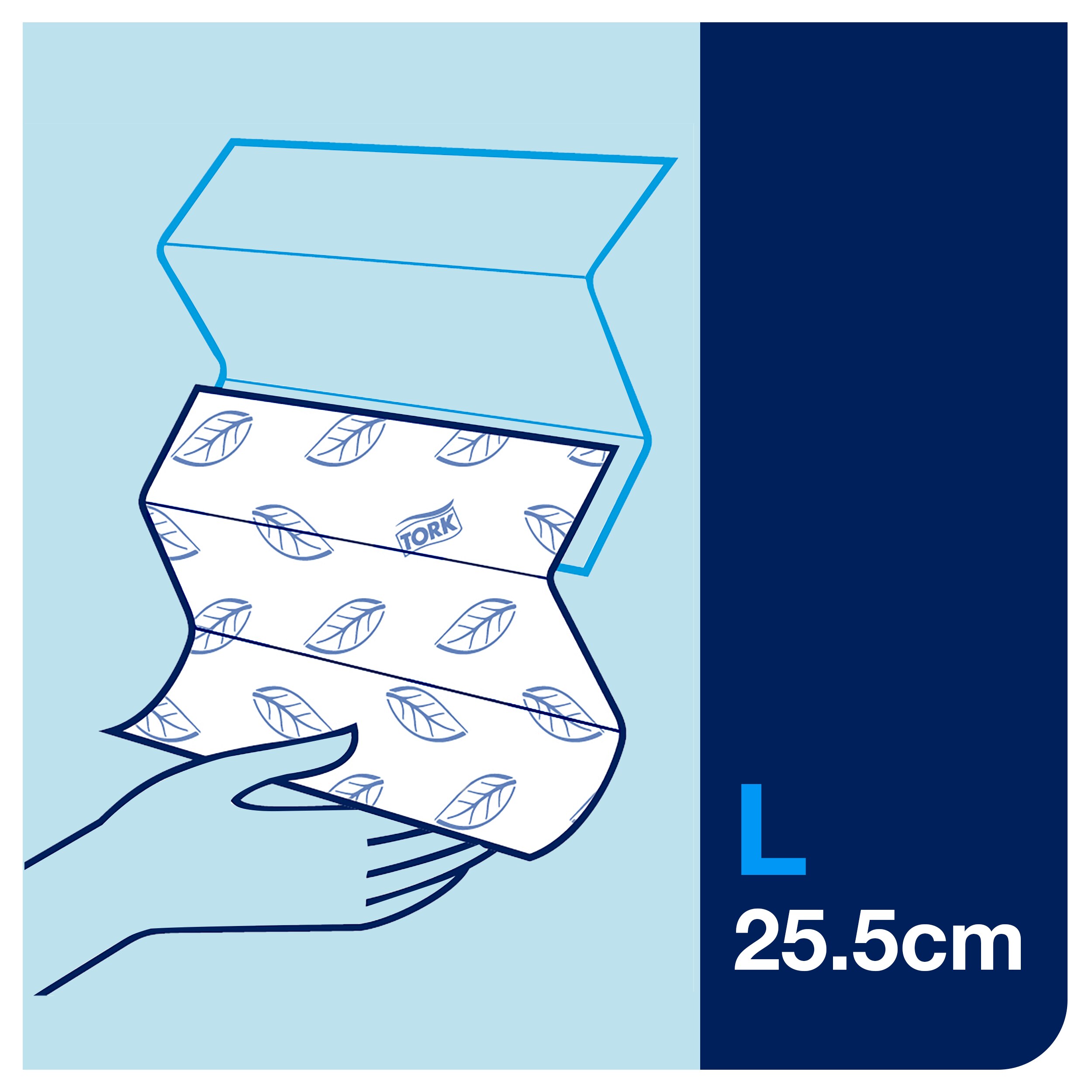 Papierové uteráky Tork Xpress Multifold Advanced 2-vr., H2, 180 útr., 21,2 x 25,5 cm