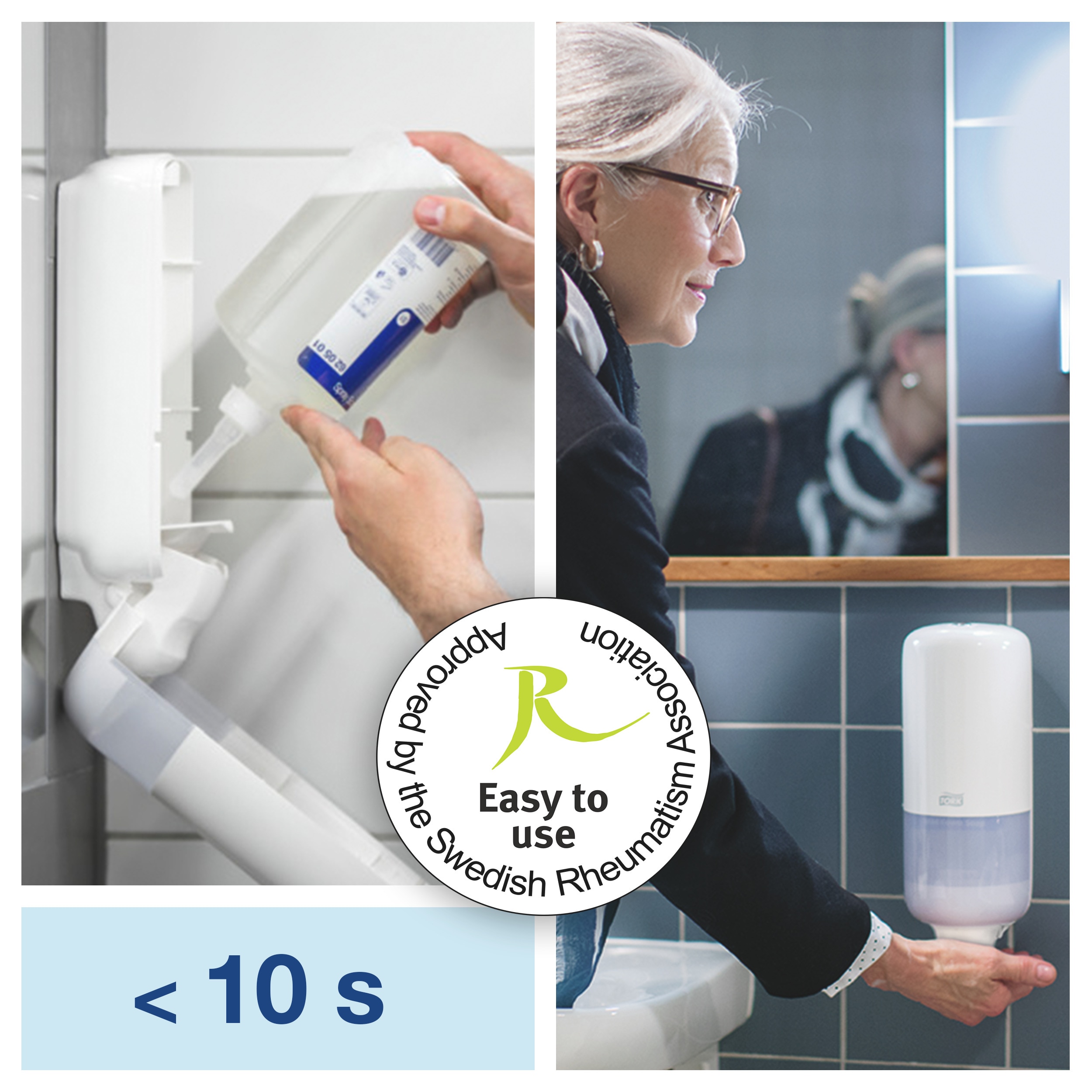 čistič WC sedadiel mini S2 475 ml (zásobník 140619 a 140620)