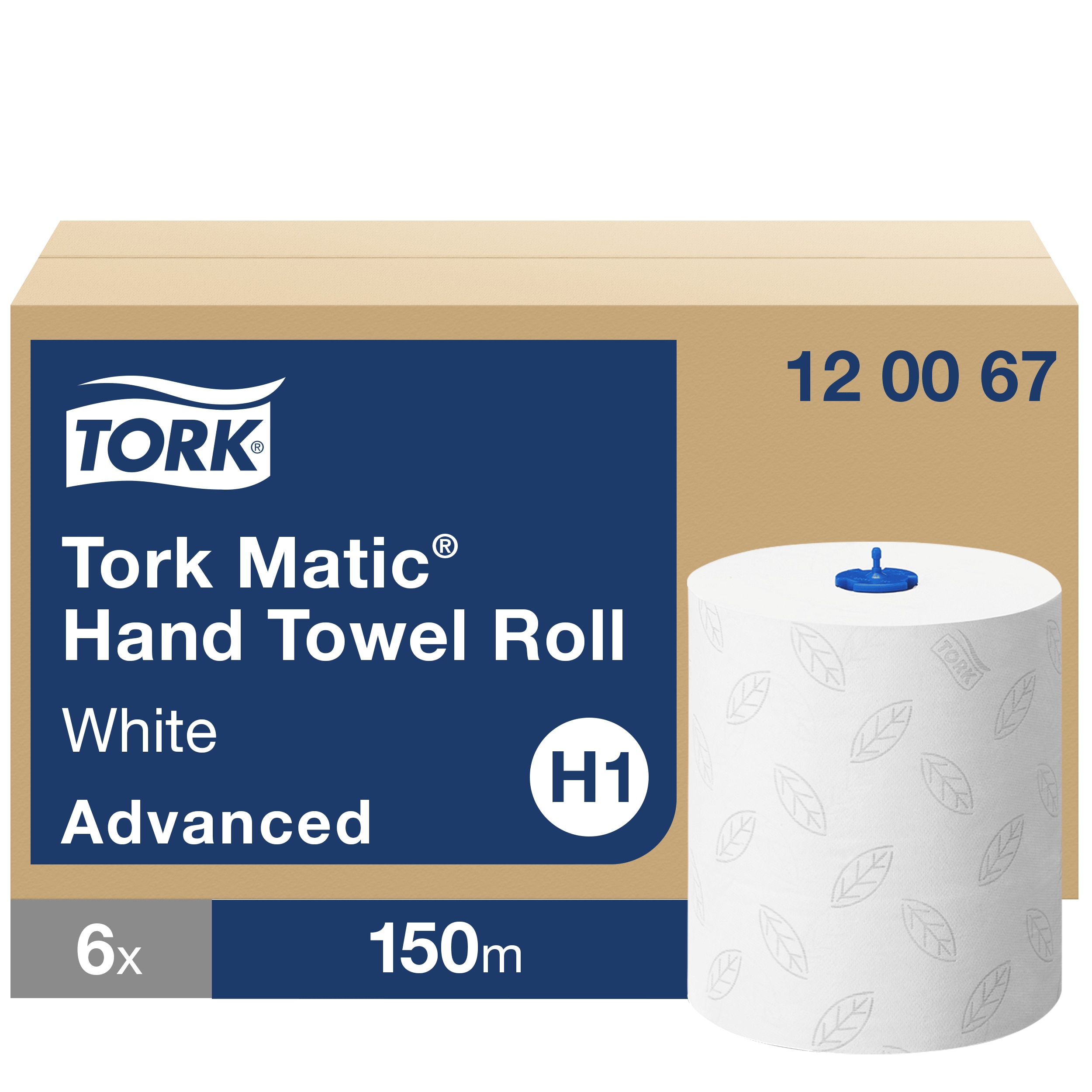 Papierové uteráky Tork Matic Roll Soft, 2-vr. H1, 600 útržkov