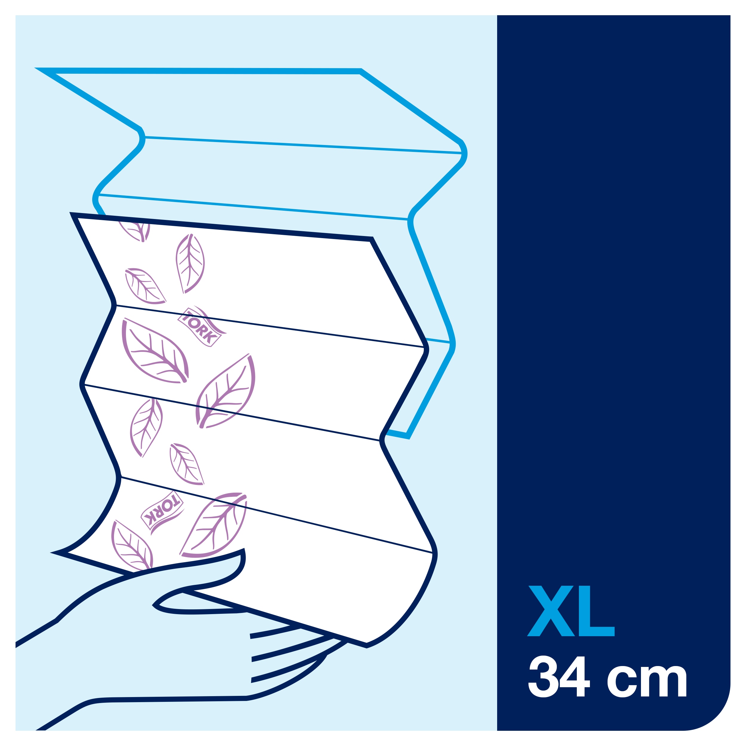 Papierové uteráky Tork Xpress extra jemné Multifold Premium 2-vr. H2, 100 útr., 21,2 x 34 cm