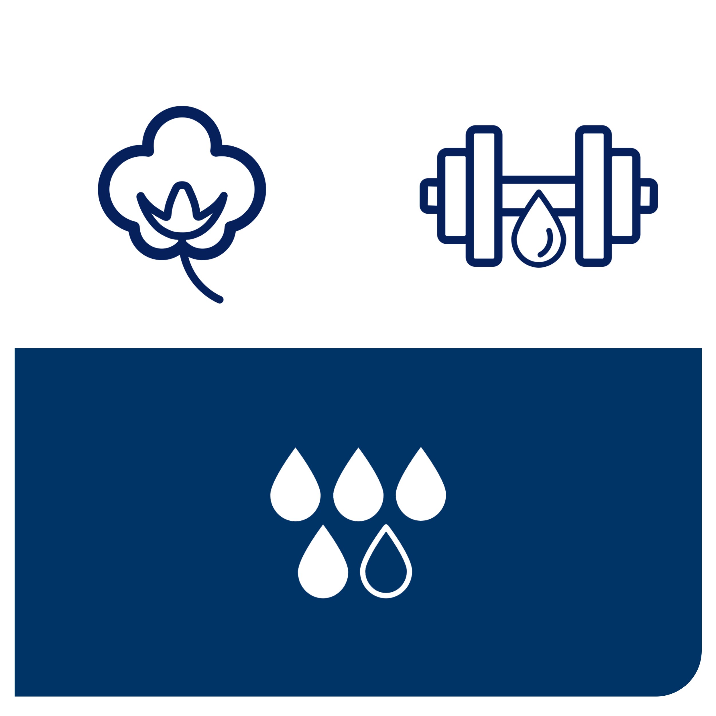 Utierky na čistenie IMPACT, W4, biele, no wowen, 35,5 x 41,5 cm, 75 ks