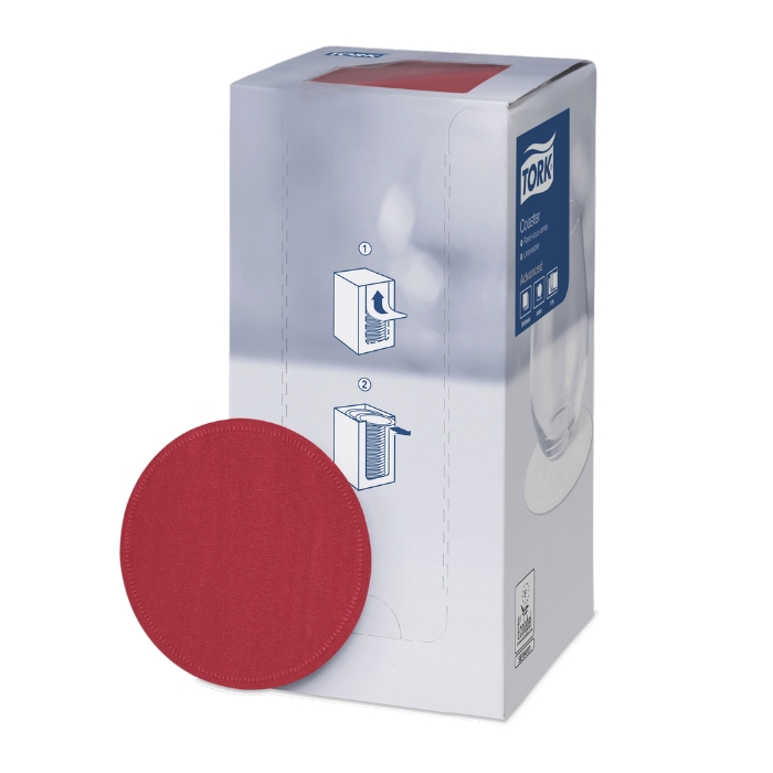 Rozetky 9 cm, 250 ks., 8-vr., bordó