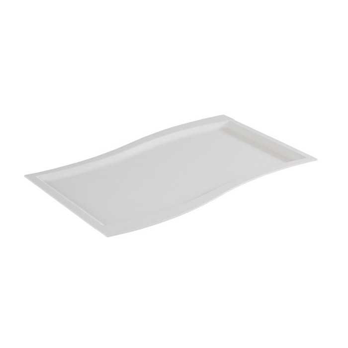Tray GN 1/1 Sinus white melamine