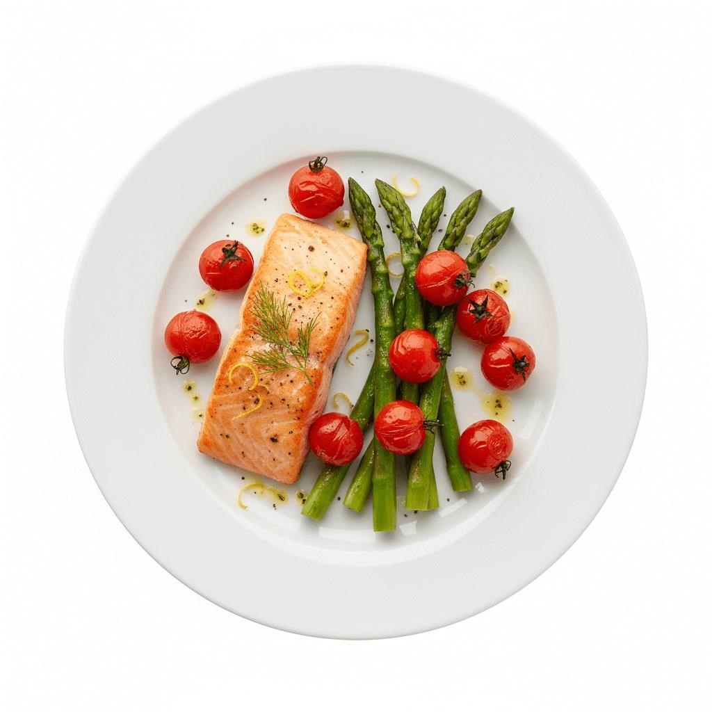 Plytký tanier GASTRO 26 cm, biely porcelán