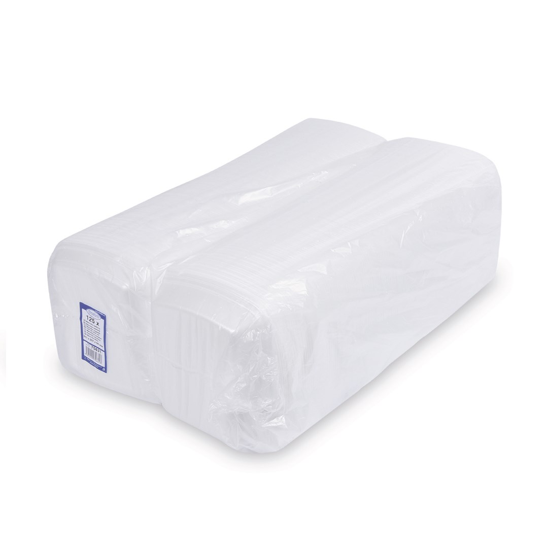 Menu box nedelený biely, (XPS), 241 x 207 x 69 mm / 125 ks