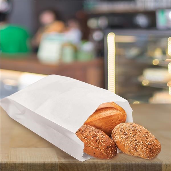 vrecká 1 kg 12+5x24 cm/ 1000 ks desiatové papierové