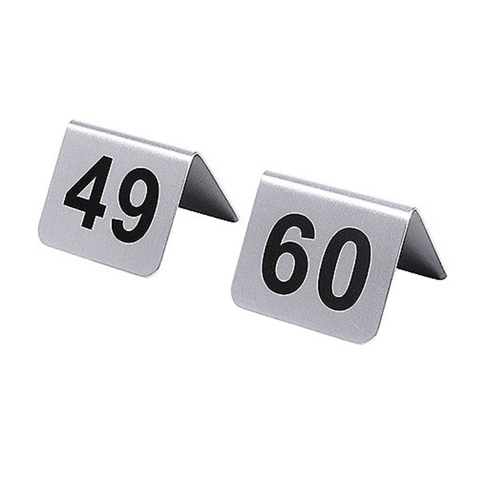 štítky na stôl s číslom 49-60