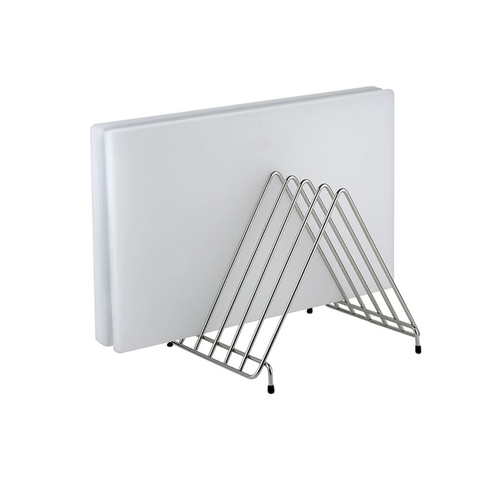 stojan na krájacie dosky 27x31cm, nerez