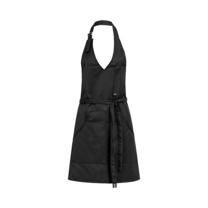 ladies pinafore black
