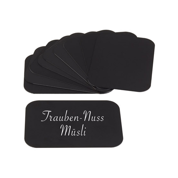 karty popisovacie čierne 7,5x5cm 10ks