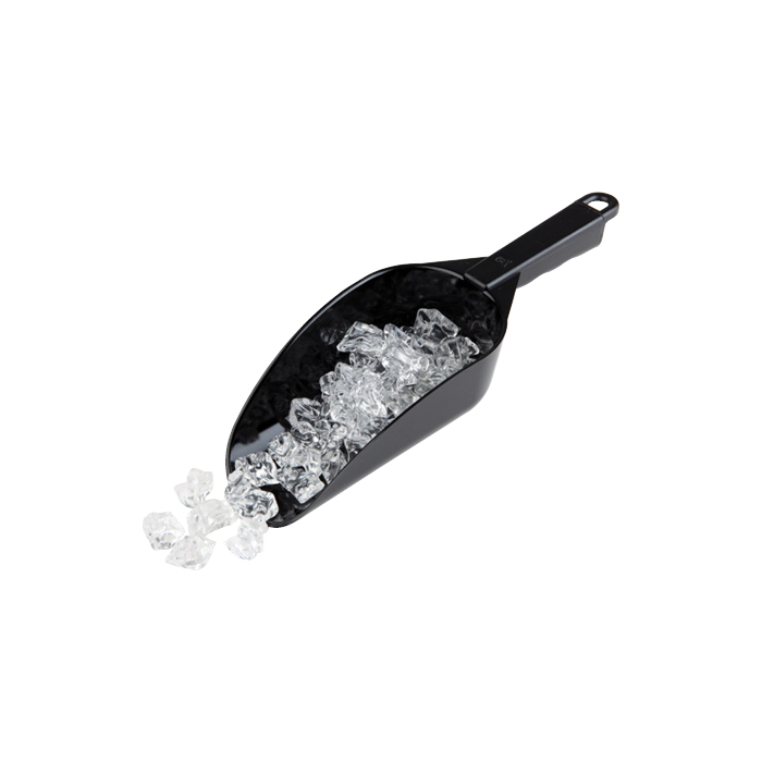 ice scoop 29cm, polycarb., black