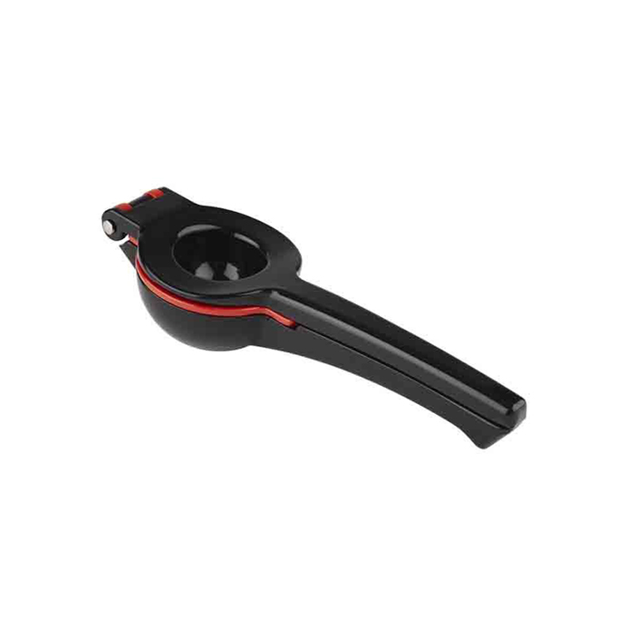 Lime and lemon squeezer, aluminium, black