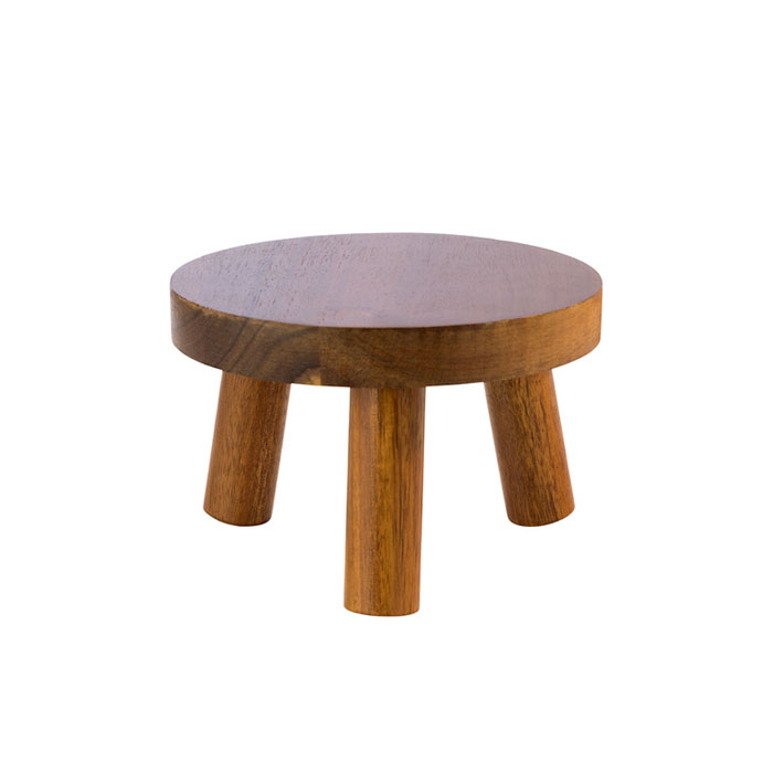 stojan bufetový agátové drevo, pr.15 cm