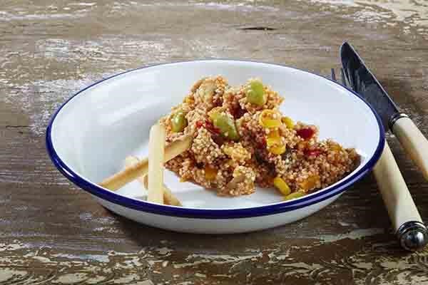 plate Enamelware deep 22 cm