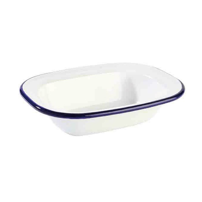 Enamelware bowl 16x12 cm
