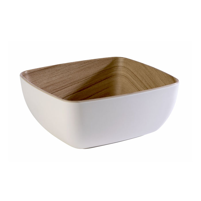 bowl Frida GN 1/6 white-brown, melamin
