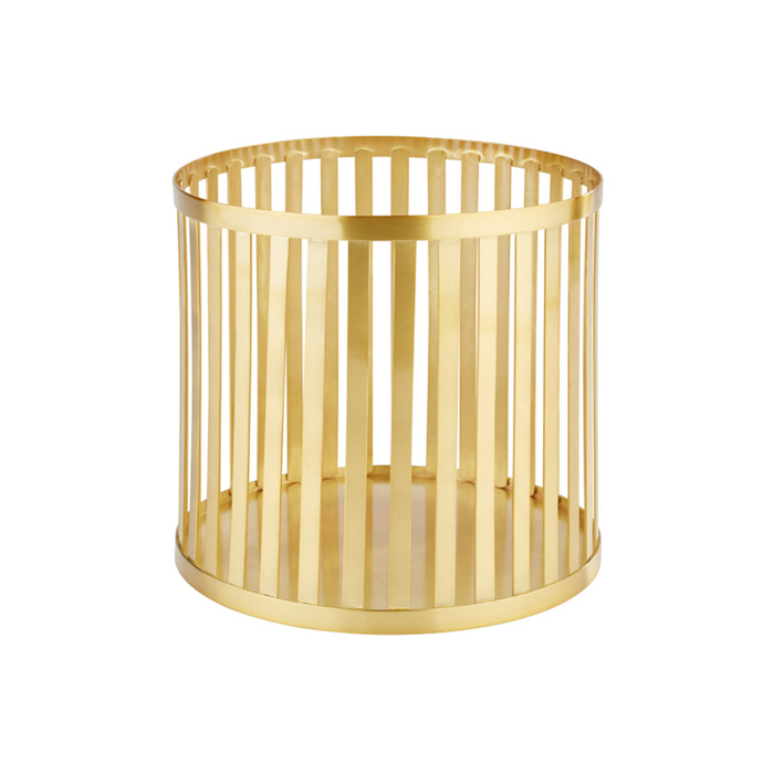 basket/stand dia. 21 cm, gold, stainless steel