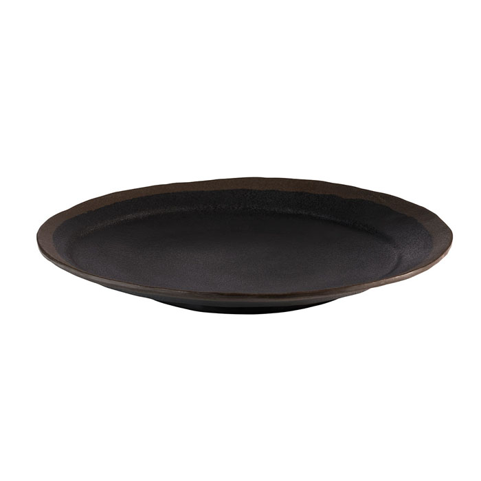 tanier Marone 28 cm melamín čierny