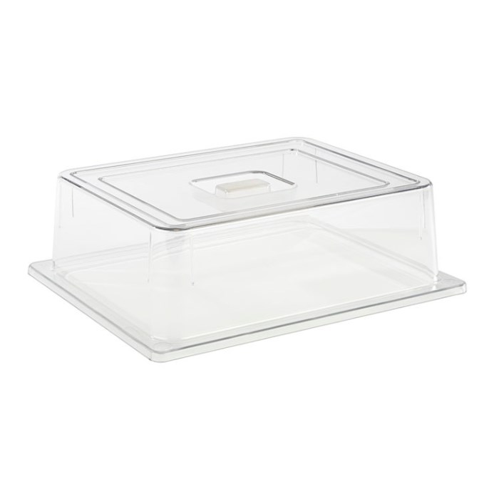 poklop GN 1/2 polycarbonát, 32,5 x 26,5 x 9,5 cm