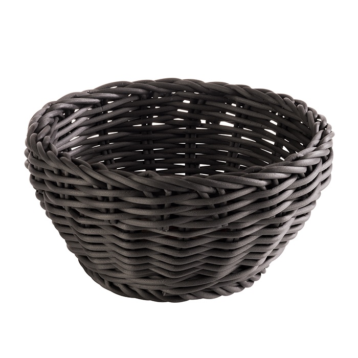 PROFI LINE pastry basket diameter 16cm round polypropylene black