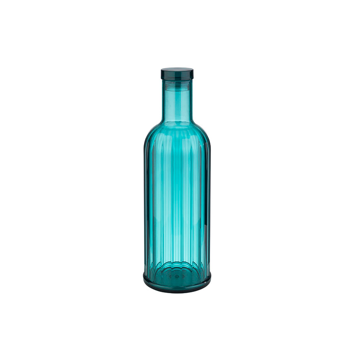 STRIPES water bottle, 1 l, plastic, blue
