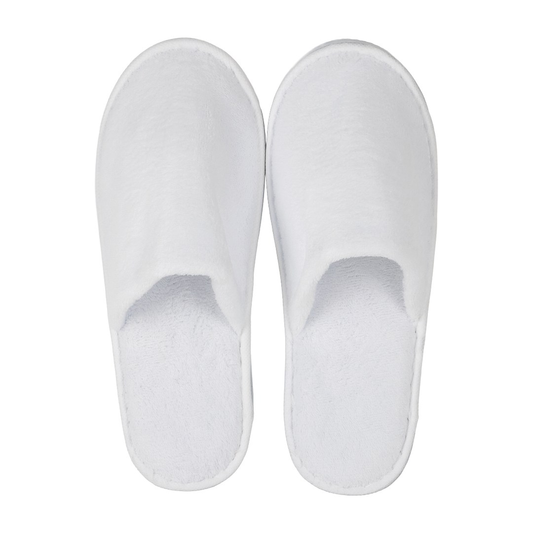 Hotelové papuče HOTEL Exclusive biele, zatvorené, 29cm.