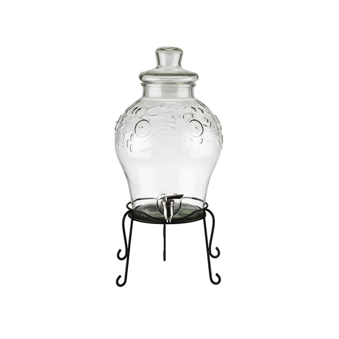 FRUITS beverage container, 10.5 l, with stand