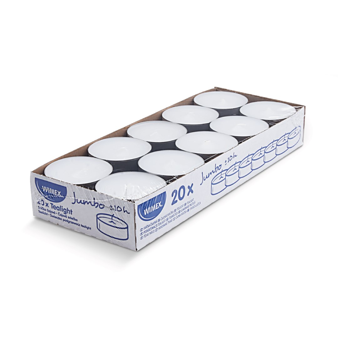 Čajové sviečky JUMBO 20 ks