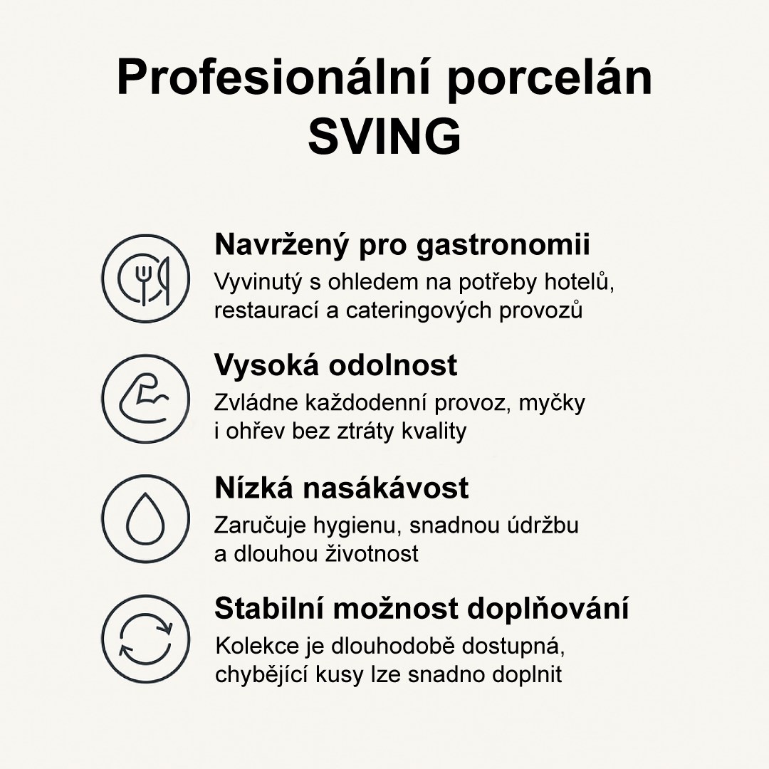 Šálka na espresso HOTEL 180 ml, porcelánová, biela