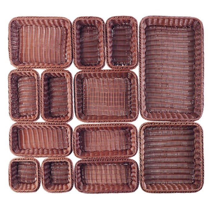 košík GN LINE GN 1/2 32,5 x 26,5 x 6,5 cm hnědá