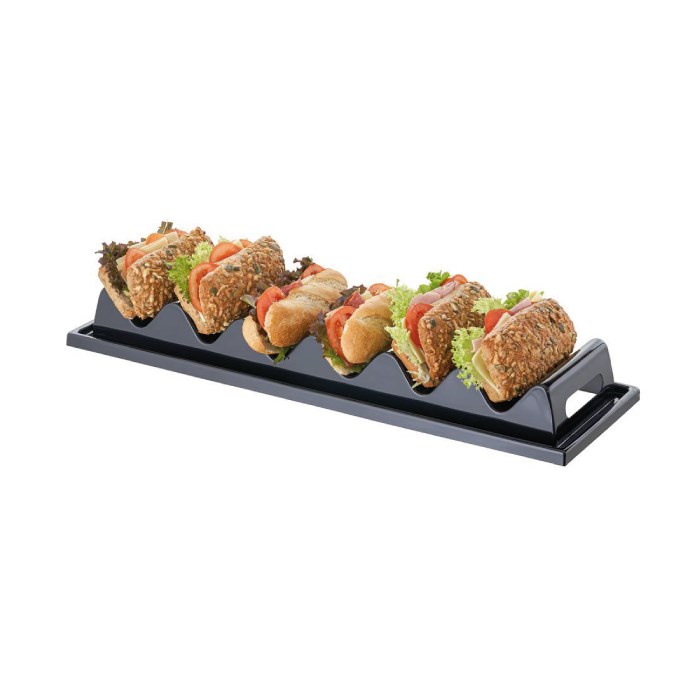 držák na bagety 60x19,5 cm plast 6 přihrádek