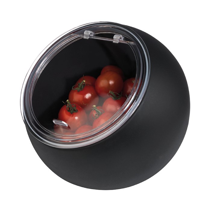 serving set Moon 2 pcs black