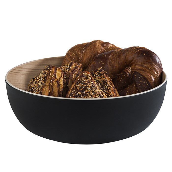 Frida bowl diam. 30cm, 4.7l melamine black-brown