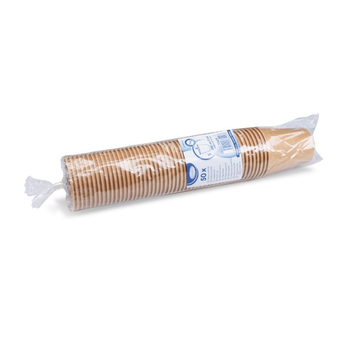 kraft paper cup 200ml S / 50pcs (dia. 73mm)