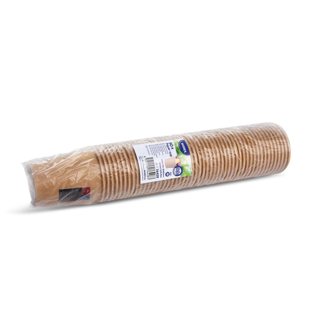 Hnedý papierový kelímok 280 ml, 50 ks