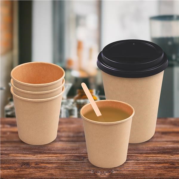 Papierový kelímok kraft 330ml ML / 50ks (pr. 80mm)