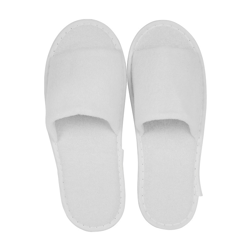 Hotelové papuče LIGHT biele, otvorené