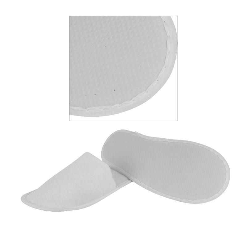 Hotelové papuče LIGHT biele, zatvorené