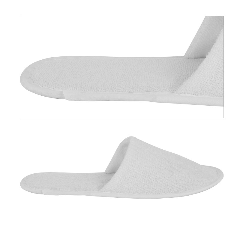 Hotelové papuče LIGHT biele, zatvorené