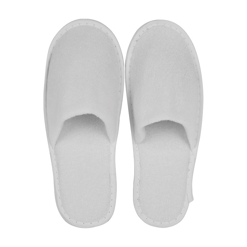 Hotelové papuče LIGHT biele, zatvorené