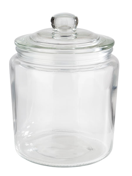 jar with glass lid 0.9 l