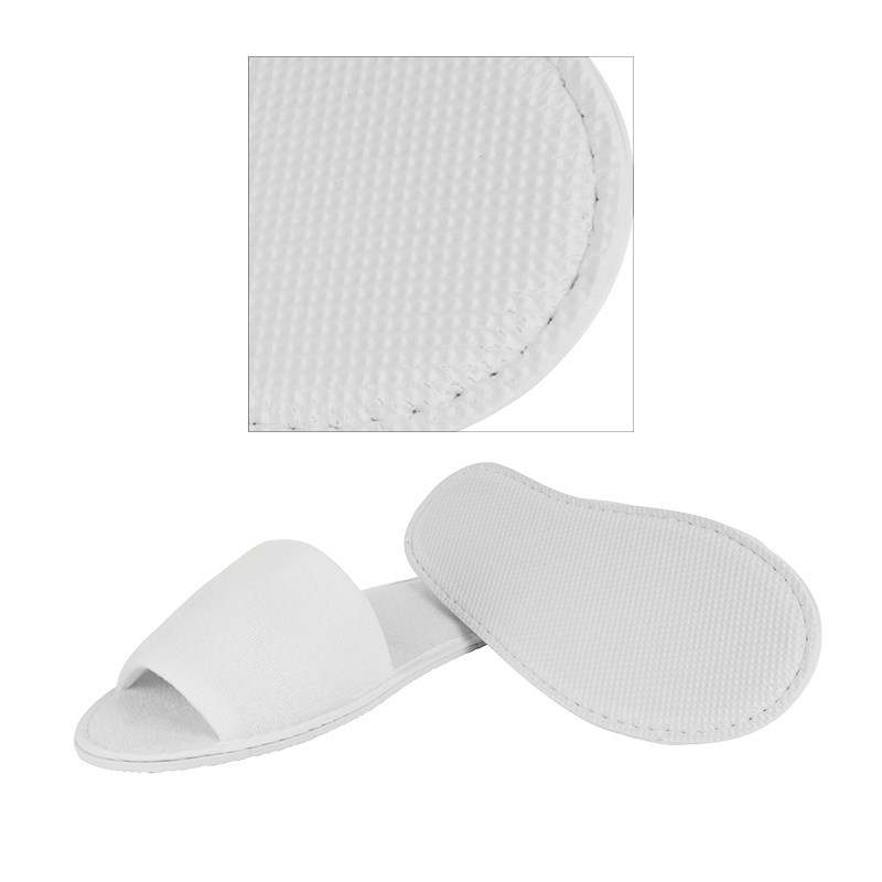 HOTEL slippers open, white, 30 cm, enlarged.