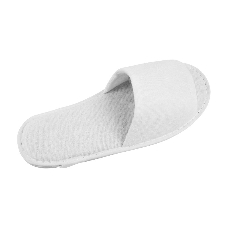 HOTEL slippers open, white, 30 cm, enlarged.